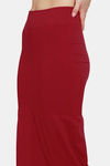 Zivame All Day Seamless Mermaid Saree Shapewear With Removable Drawcord - Tango Red2 — thumbnail 5